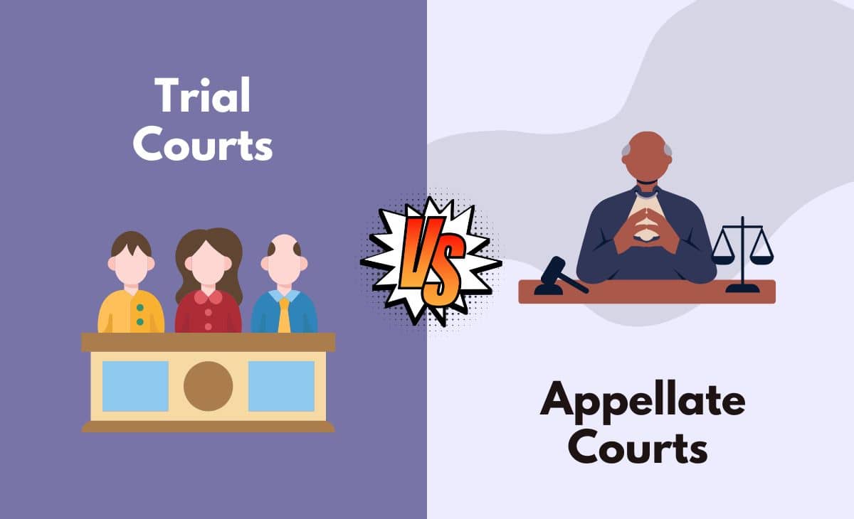 Trial Courts Vs Appellate Courts What s The Difference With Table 