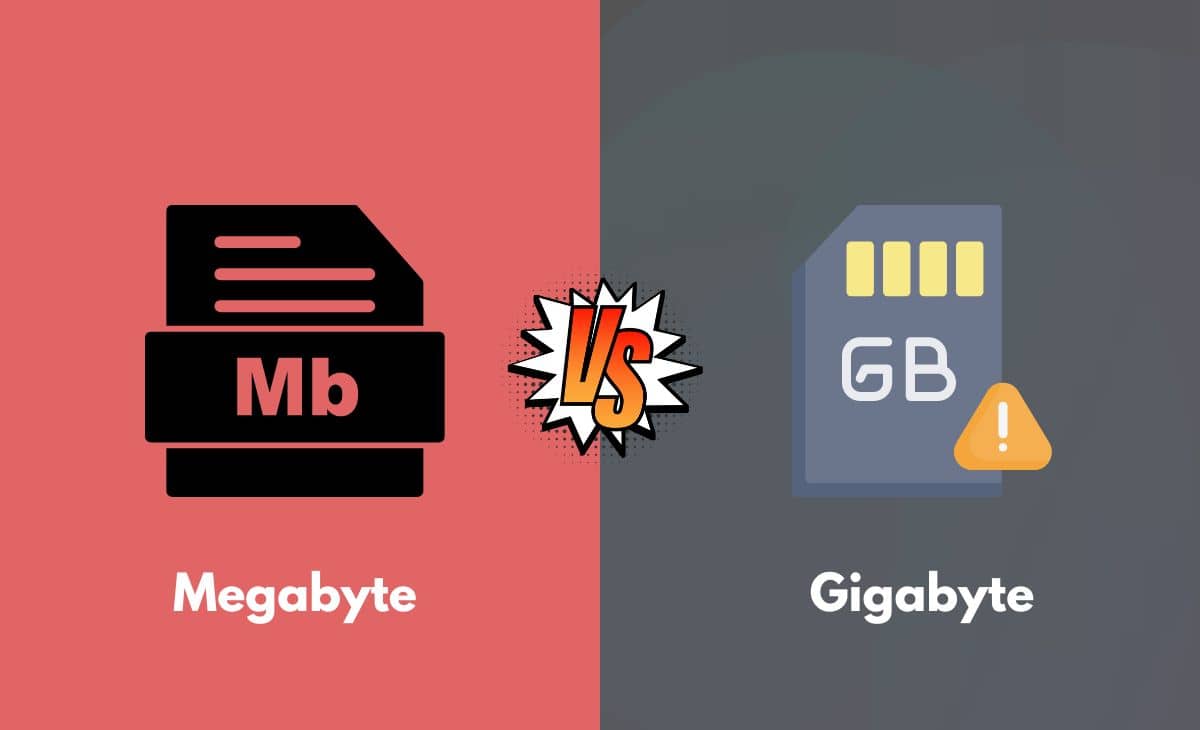 Megabyte vs. Gigabyte - What's The Difference (With Table)