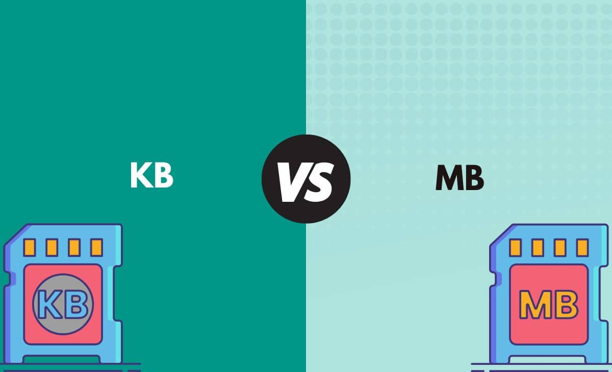 KB Vs MB What s The Difference With Table 