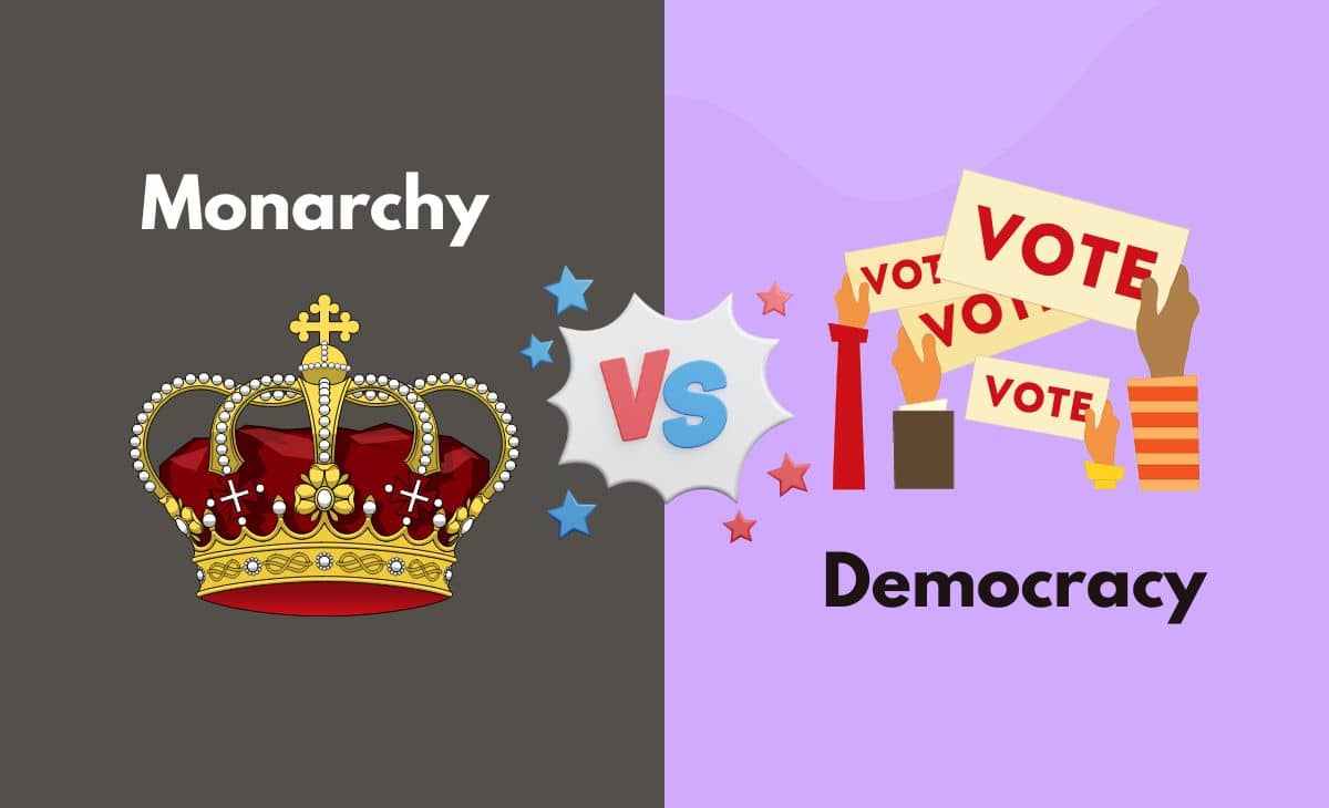 Monarchy Vs Democracy What s The Difference With Table 