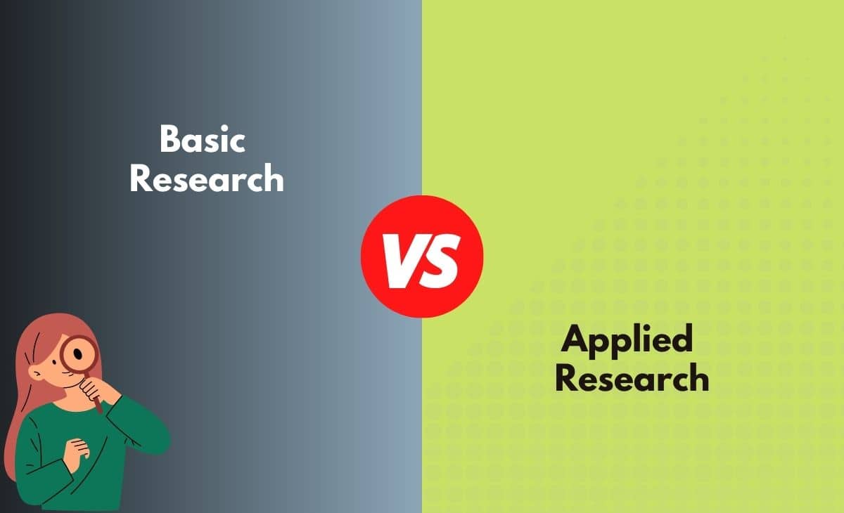 differentiate applied research and basic